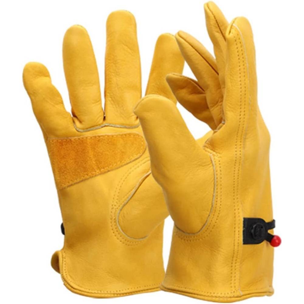 Leather Gardening Gloves: Large: image 7