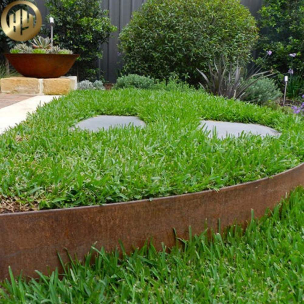 Corten Steel Garden Edge: 150mm Face Height (per m): image 1
