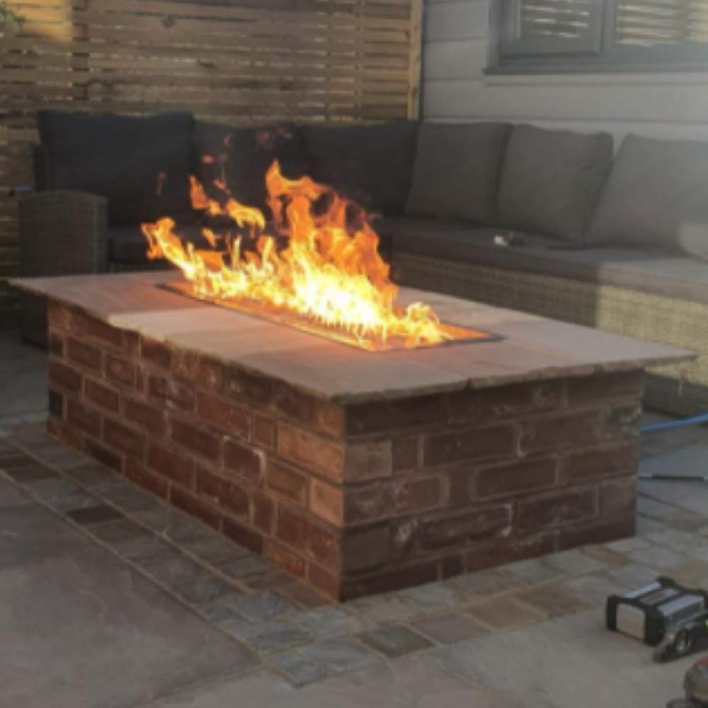 Fire Pit Burner Pan Kit: 97cm x 36cm Pan: image 1