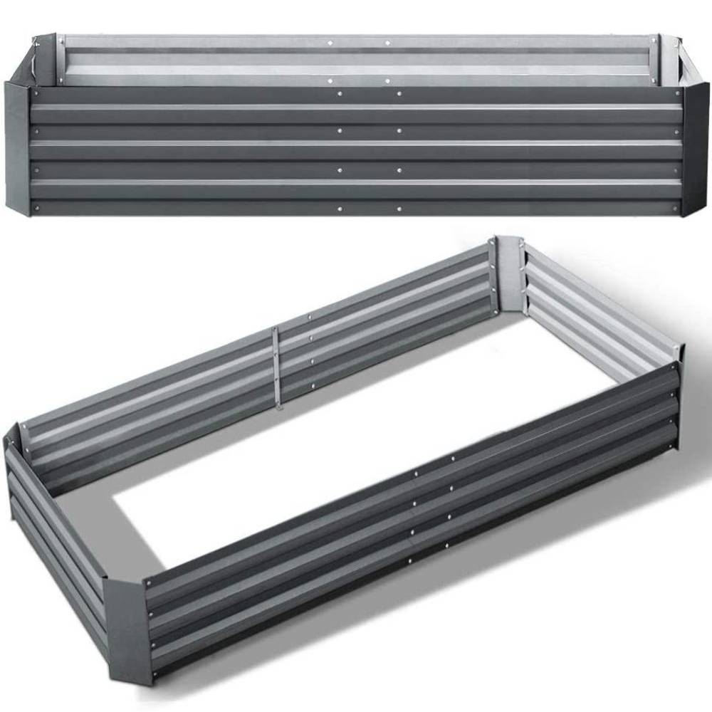 Metal Raised Garden Bed: 210cm x 90cm x 30cm: image 5