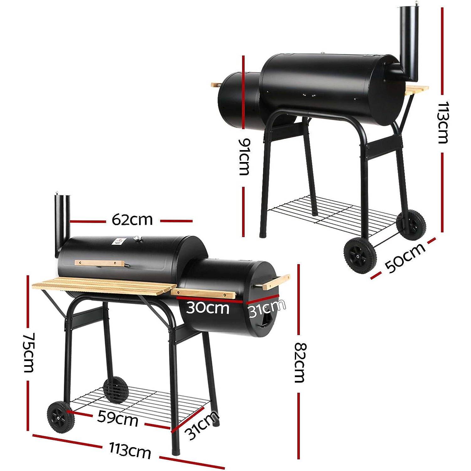 Charcoal Smoker Grill