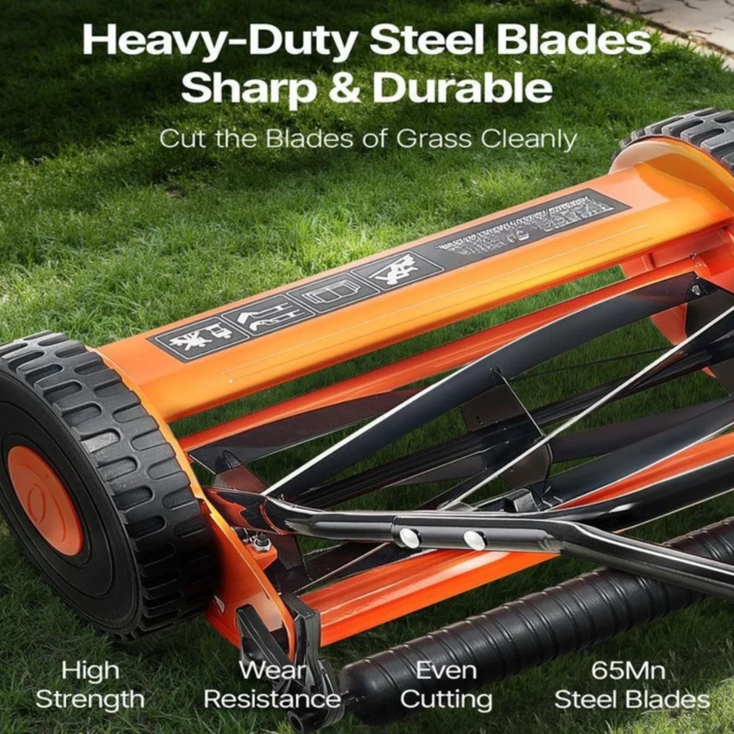 Manual Garden Lawn Mower: image 3