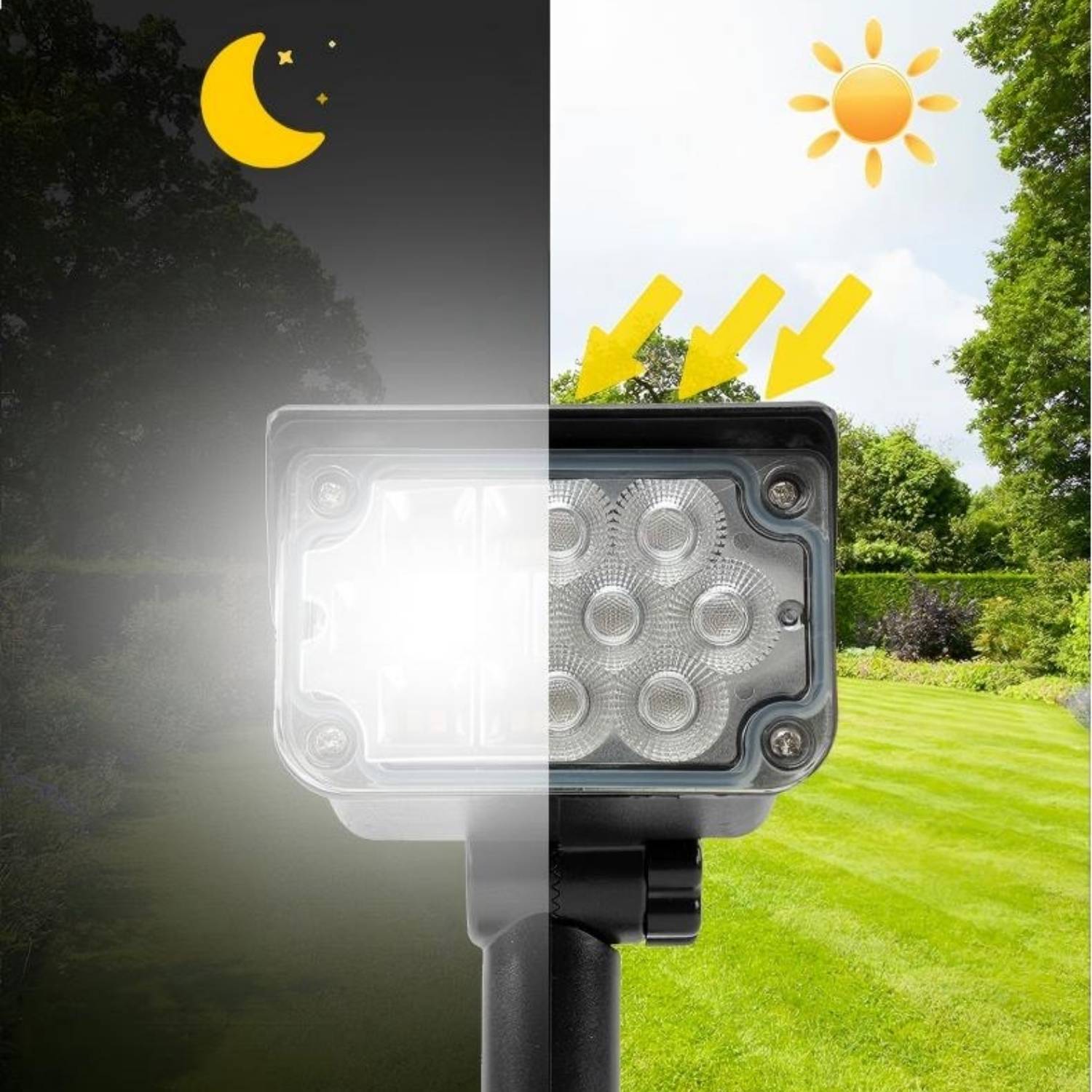 Solar Powered Spotlight: 10 Pack: image 8