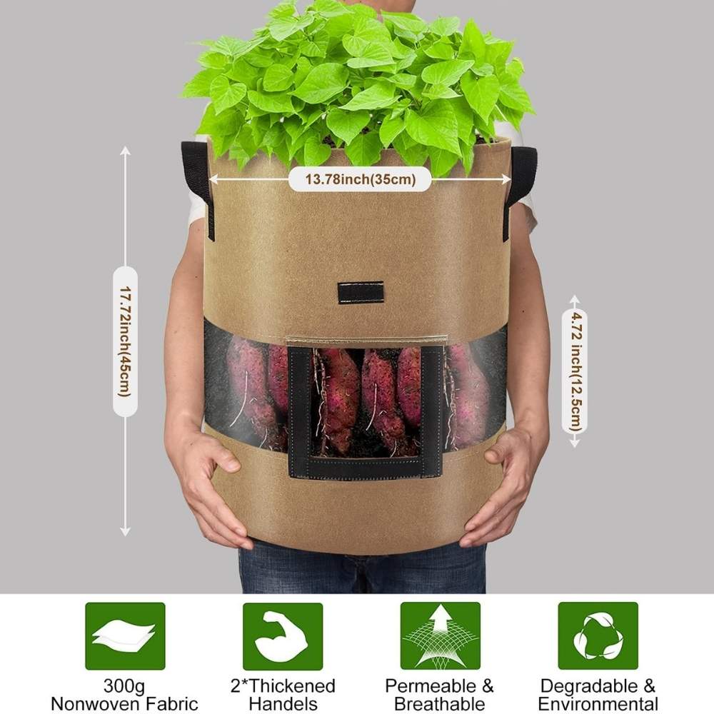 buy fabric potato growing bag online